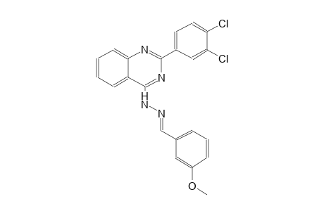 3-methoxybenzaldehyde [2-(3,4-dichlorophenyl)-4-quinazolinyl]hydrazone