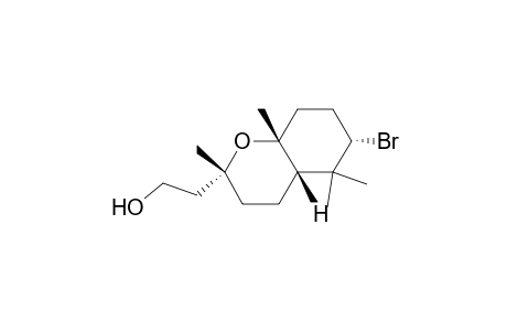 (2.alpha.,4a.beta.,6.alpha.,8a.beta.)-(.+-.)-6-Bromooctahydro-2,5,5,8a-tetramethyl-2H-1-benzopyran-2-ethanol