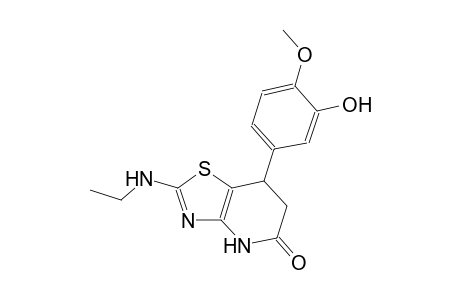 thiazolo[4,5-b]pyridin-5(4H)-one, 2-(ethylamino)-6,7-dihydro-7-(3-hydroxy-4-methoxyphenyl)-