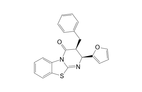 (2S,3S)-3-benzyl-2-(furan-2-yl)-2H-benzo[4,5]thiazolo[3,2-a]pyrimidin-4(3H)-one