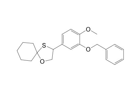 3-(3-benzoxy-4-methoxy-phenyl)-1-oxa-4-thiaspiro[4.5]decane