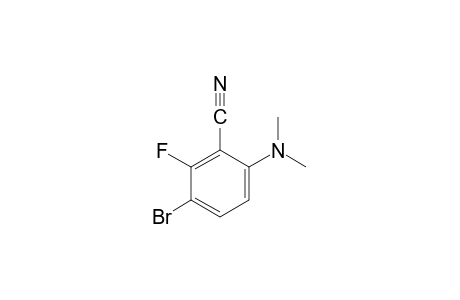 3-bromo-6-(dimethylamino)-2-fluorobenzonitrile