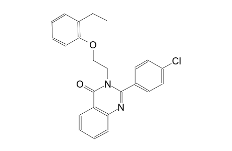 4(3H)-quinazolinone, 2-(4-chlorophenyl)-3-[2-(2-ethylphenoxy)ethyl]-