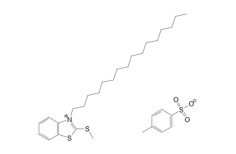 3-hexadecyl-2-(methylthio)benzothiazolium p-toluenesulfonate