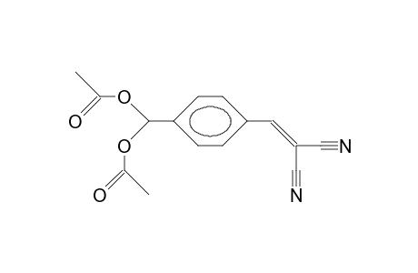(4-[Diacetoxy-methyl]-benzylidene)-malononitrile