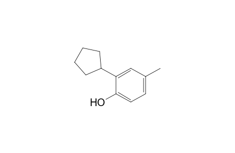 2-cyclopentyl-4-methyl-phenol