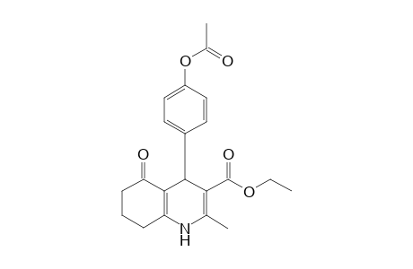 4-(4-acetoxyphenyl)-5-keto-2-methyl-4,6,7,8-tetrahydro-1H-quinoline-3-carboxylic acid ethyl ester