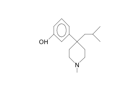 4-(3-Hydroxy-phenyl)-4-isobutyl-1-methyl-piperidine