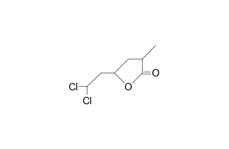 cis-5-(2,2-Dichloro-ethyl)-3-methyl-2-oxo-tetrahydro-furan