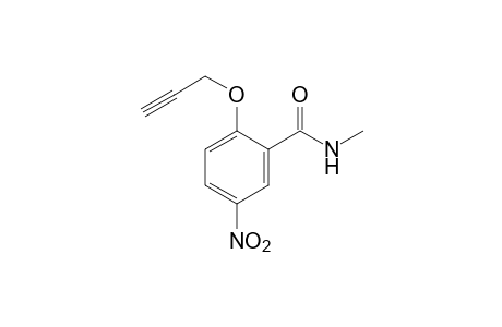 N-methyl-5-nitro-2-[(2-propynyl)oxy]benzamide