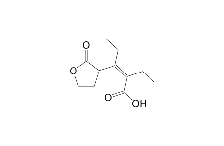 (2Z)-2-Eethyl-3-(2-oxotetrahydrofuran-3-yl)pent-2-enoic acid