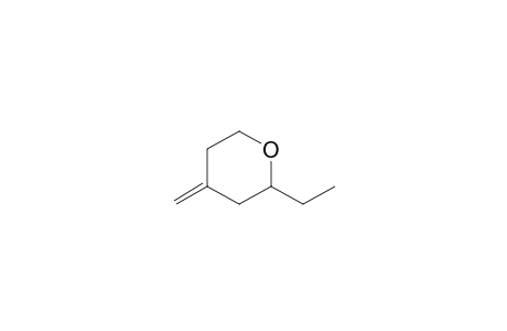 2H-Pyran, 2-ethyltetrahydro-4-methylene-