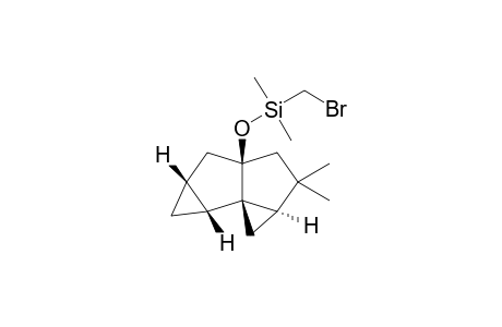 (Bromomethyl)dimethyl{[(1aR*,3aS*,4aR*,5aR*,5bS*)-octahydro-2,2-Dimethyl-3aH-dicyclopropa[a,g]pentalen-3a-yloxy}silane