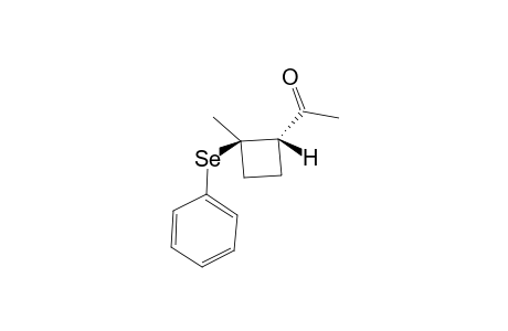 1-[(1S,2R)-2-methyl-2-(phenylseleno)cyclobutyl]ethanone