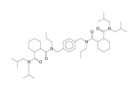 1-N-[[4-[[[2-[bis(2-methylpropyl)carbamoyl]cyclohexanecarbonyl]-propylamino]methyl]phenyl]methyl]-2-N,2-N-bis(2-methylpropyl)-1-N-propylcyclohexane-1,2-dicarboxamide