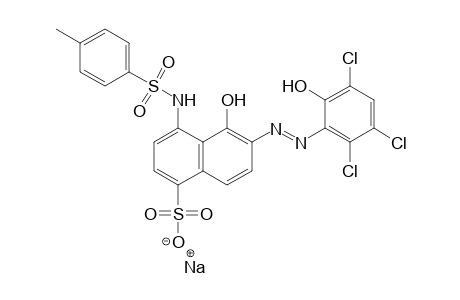 1-Naphthalenesulfonic acid, 5-hydroxy-4-[[(4-methylphenyl)