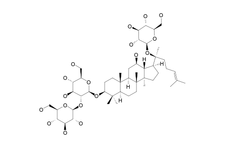 3-O-[BETA-D-GLUCOPYRANOSYL-(1->2)-BETA-D-GLUCOPYRANOSIDE]-20-O-BETA-D-GLUCOPYRANOSYL-20(S)-PROTOPANAXADIOL