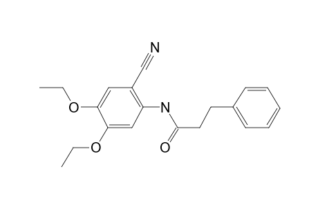 Propionamide, N-(2-cyano-4,5-diethoxyphenyl)-3-phenyl-