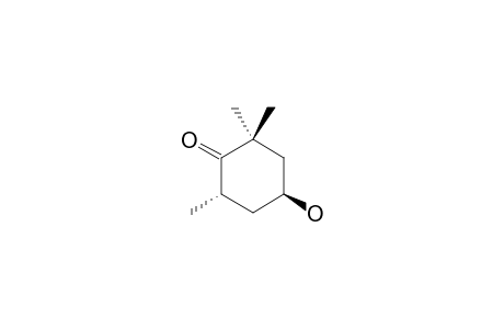 (4R,6R)-4-HYDROXY-2,2,6-TRIMETHYLCYClOHEXANONE