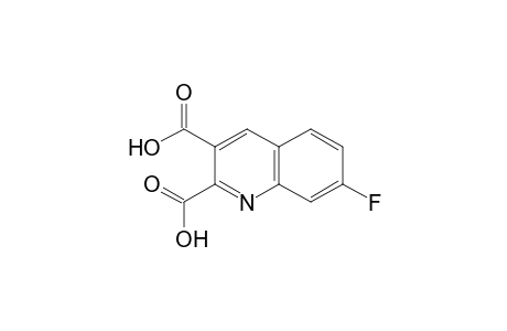 2,3-Quinolinedicarboxylic acid, 7-fluoro-