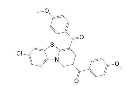 (7-chloro-4-p-anisoyl-2,3-dihydro-1H-pyrido[2,1-b][1,3]benzothiazol-2-yl)-(4-methoxyphenyl)methanone