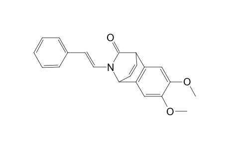 1,4-Ethenoisoquinolin-3(2H)-one, 1,4-dihydro-6,7-dimethoxy-2-(2-phenylethenyl)-, (E)-