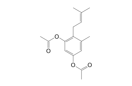 1,3-DIACETOXY-5-METHYL-4-(3-METHYL-2-BUTEN-1-YL)-BENZENE