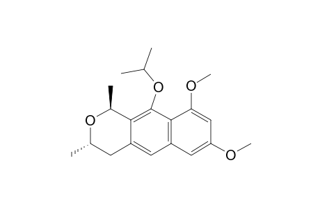 trans-3,4-DIHYDRO-10-ISOPROPOXY-7,9-DIMETHOXY-1,3-DIMETHYL-1H-NAPHTHO-[2,3-C]-PYRAN