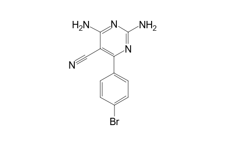 2,4-Diamino-6-(4-bromophenyl)-5-pyrimidinecarbonitrile