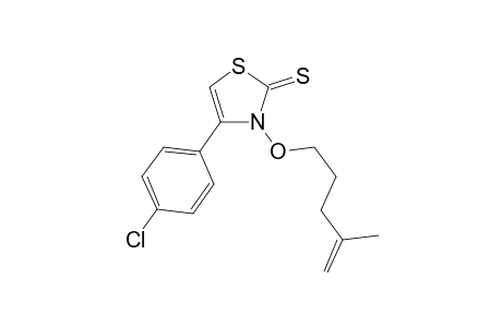 N-(4-Methyl-4-penten-1-oxy)-4-(p-chlorophenyl)thiazole-2(3H)-thione