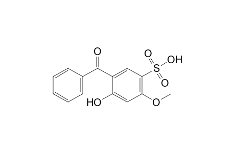 5-benzoyl-4-hydroxy-2-methoxybenzenesulfonic acid