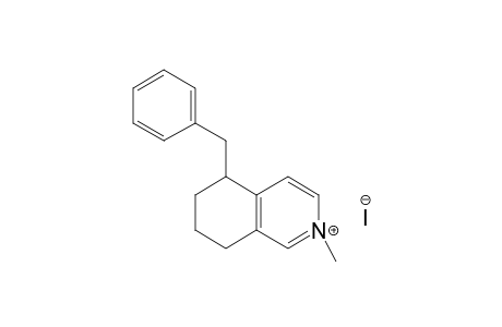 5-BENZYL-2-METHYL-5,6,7,8-TETRAHYDROISOQUINOLINE-IODIDE