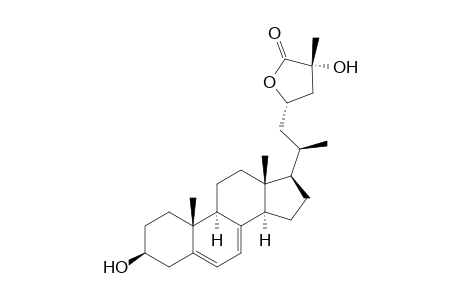 (23S,25R)-Cholesta-5,7-diene-3.beta.,25-diol-26,23-lactone