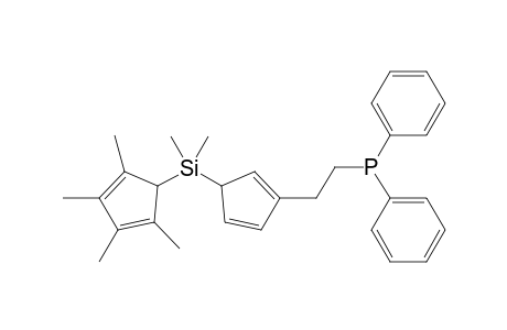 (2-(3-(dimethyl(2,3,4,5-tetramethylcyclopenta-2,4-dienyl)silyl)cyclopenta-1,4-dienyl)ethyl)diphenylphosphine
