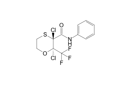 (2S,3S)-2,3-bis(chloranyl)-N-phenyl-2-(trifluoromethyl)-1,4-oxathiane-3-carboxamide