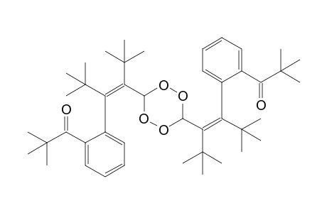 [3.alpha.(Z),6.alpha.(Z)]-1,1'-[1,2,4,5-tetroxane-3,6-diylbis[[1,2-bis(1,1-dimethylethyl)-2,1-ethenediyl]-2,1-phenylene]]bis[2,2-dimethyl-1-propanone]