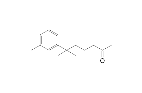 Heptan-2-one <6-methyl-6-m-tolyl->