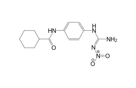 cyclohexanecarboxamide, N-[4-[[(E)-amino(2,2-dioxido-2lambda~1~-diazanylidene)methyl]amino]phenyl]-