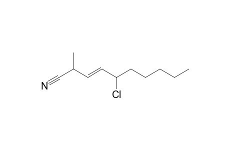 (2E)-5-Chloro-2-cyanodec-3-ene