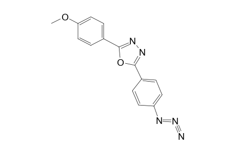 2-(4-Methoxyphenyl)-5-[4-(2.lambda.5-triaz-1-en-2-yn-1-yl)phenyl]-1,3,4-oxadiazole