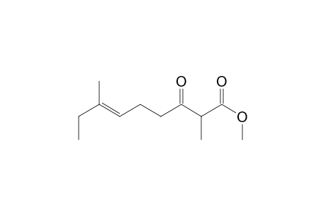 6-Nonenoic acid, 2,7-dimethyl-3-oxo-, methyl ester, (E)-