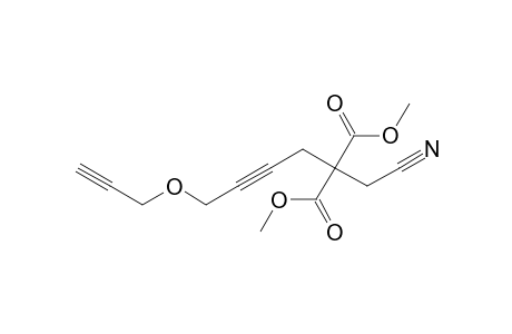 Dimethyl 10-Cyano-4-oxadeca-1,6-diyne-9,9-dicarboxylate