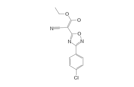 ETHYL-2-[3-(4-CHLOROPHENYL)-1,2,4-OXADIAZOL-5-YL]-2-CYANOACETATE