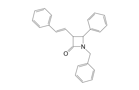 cis-1-Benzyl-4-phenyl-3-[(E)-2-phenyl-1-ethenyl]-2-azetanone