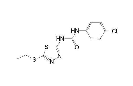 N-(4-chlorophenyl)-N'-[5-(ethylsulfanyl)-1,3,4-thiadiazol-2-yl]urea