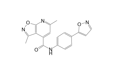 isoxazolo[5,4-b]pyridine-4-carboxamide, N-[4-(5-isoxazolyl)phenyl]-3,6-dimethyl-