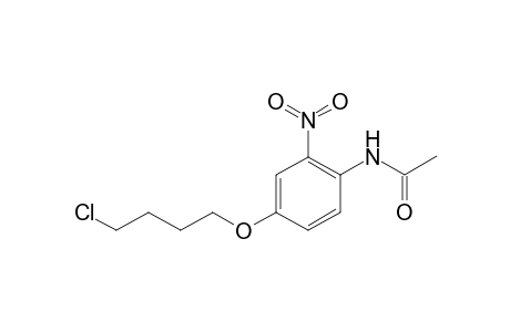 N-[4-(4-chloranylbutoxy)-2-nitro-phenyl]ethanamide