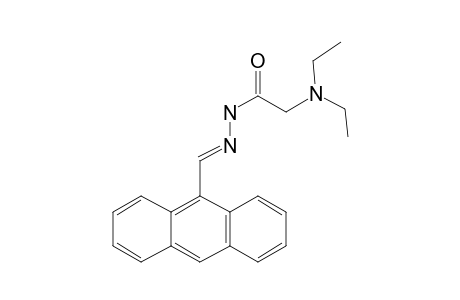 Diethylamino-acetic, acid anthracen-9-ylmethylene-hydrazide