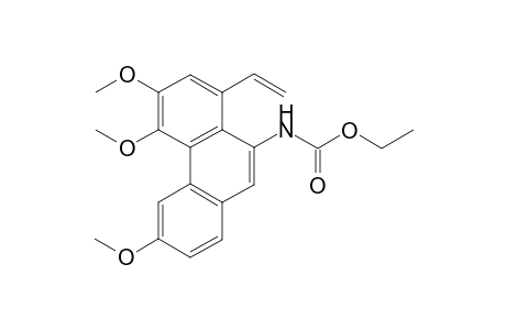 10-N-Carbethoxy-3,4,6-trimethoxy-1-phenanthrenylethene