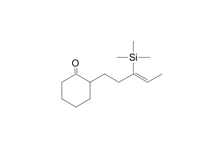 2-[3'-Pentenyl-3-(trimethylsilyl)]cyclohexanone